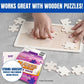 Preserve 4X 1000 Pieces Jigsaw Puzzles - Agreatlife 24 Sheets No Stress, No Mess Puzzle Saver For Large Puzzles- Use These Glue Sheets To Preserve Your Finished Masterpiece