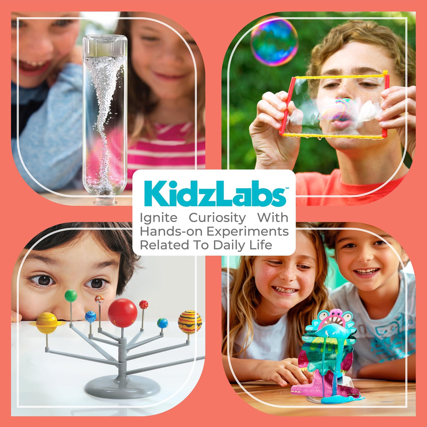 4M Kidzlabs Volcano Making Kit, Diy Science Kit Stem, For Boys & Girls Ages 8+
