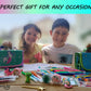 NUMI'SMILE Mermaid Pencil Case Art Set with Fruit Scented Markers, Purple, Model NSMPC-9278, Perfect for Girls Ages 3-10