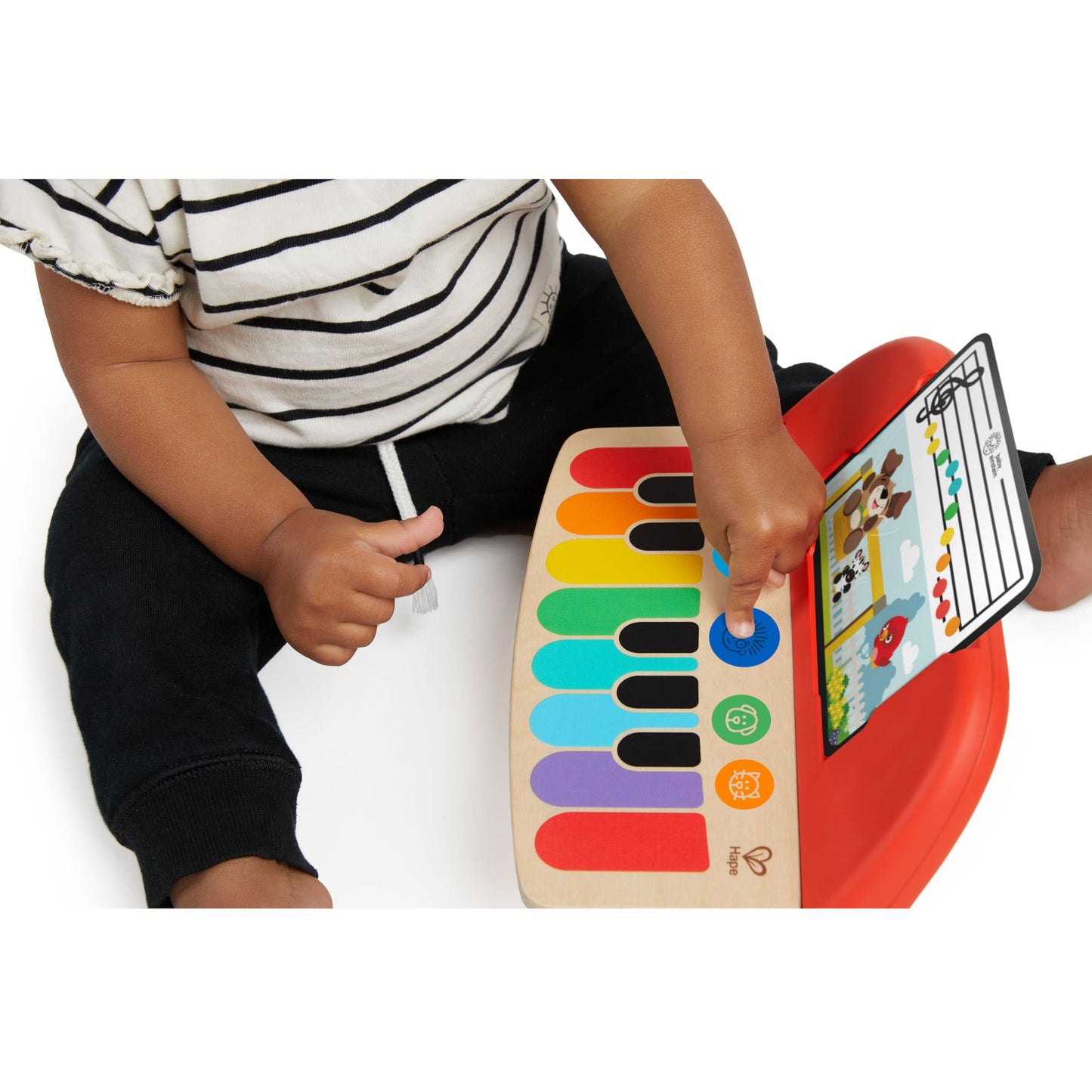 Baby Einstein Wooden Piano Toy, Musical for Babies 6-36 Months, Cal’s First Melodies, Model 12577, Perfect Gift for Infants