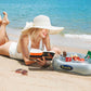 FEEBRIA Upgraded Silver Pool Drink Holder Float for Hot Tub, Beach & Party Decor - Perfect for Summer Fun