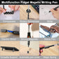 Moonhua Magnetic Pen Fidget Toy, Upgraded Black Magnet Metal Writing Pen Toy For Anxiety Relief, Diy Multifunctional Decompression Pen For Kids Adults, Idea Gift For Christmas Teens Party Supplies