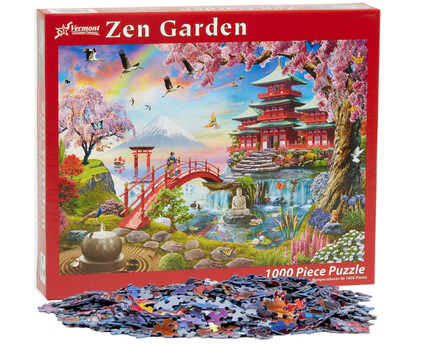 Zen Garden Jigsaw Puzzle 1000 Piece by Vermont Christmas Company