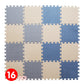 Tamiplay Play Mat For Babies 0-6 Months, Solid Colored Foam Baby Play Mat, Eva Non-Toxic Foam Puzzle Floor Mats, 0.4'' Thick Squ