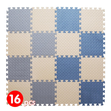 Tamiplay Play Mat For Babies 0-6 Months, Solid Colored Foam Baby Play Mat, Eva Non-Toxic Foam Puzzle Floor Mats, 0.4'' Thick Squ