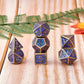 Metal Dice Set D&D Dragon and Dungeon Polyhedral Metal Dice, Punk Style Role-Play RPG Explorer MTG Pioneer Game DND Dice Set (7
