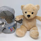 Tonsillectomy Gift Get Well Soon Teddy Bear With Goodbye Tonsils Children'S Book Gift Set, Kids Tonsillectomy Recovery - Blue Gray Hoodie