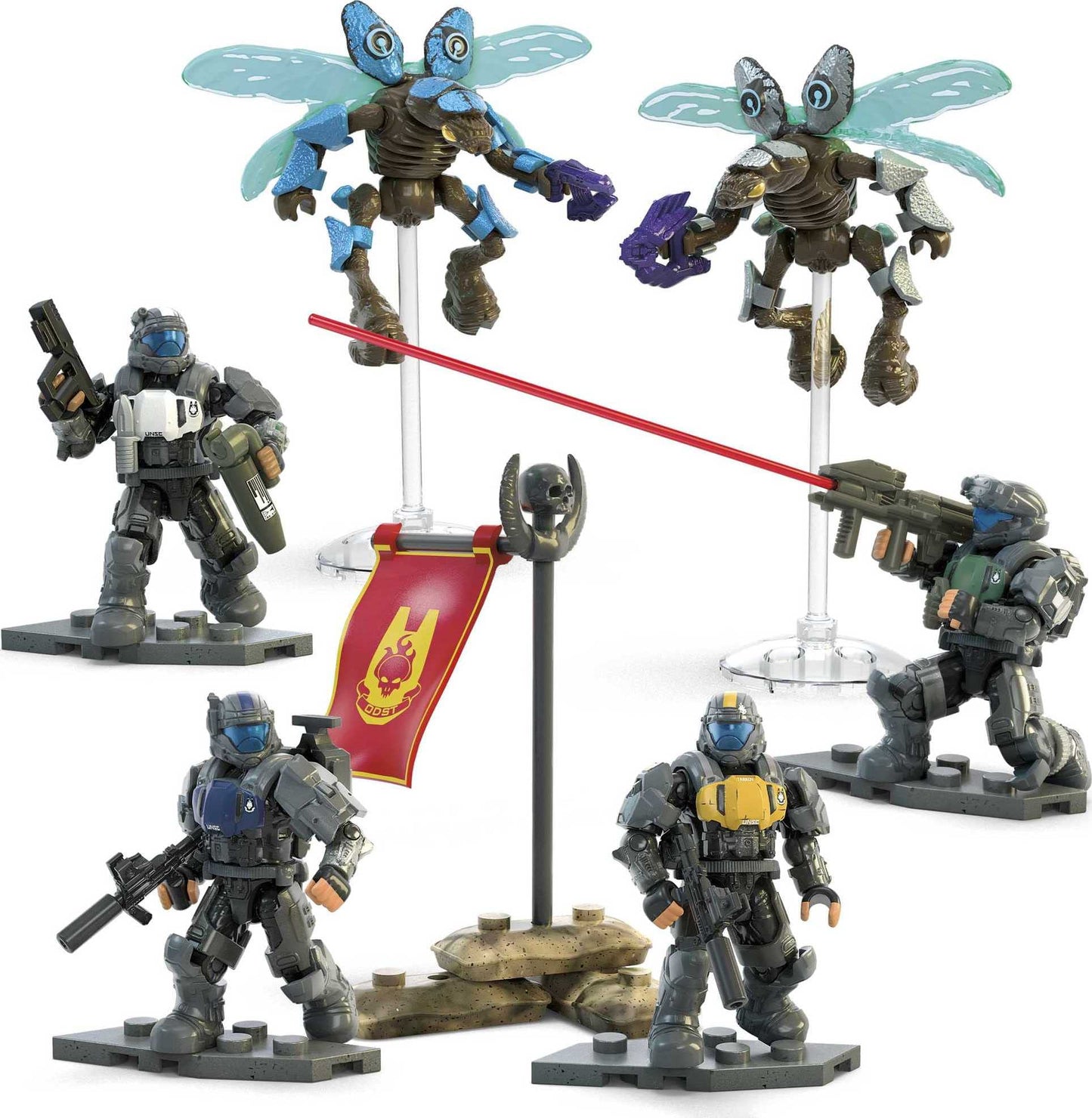 Mega Halo Odst Hive Exterminators Universe Building Set, Ages 8+ 141 Pieces,(Hhc37)