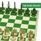 ICUP Stonerware Chess Set Game - Multi-colored Plastic - One Size - Model 00747