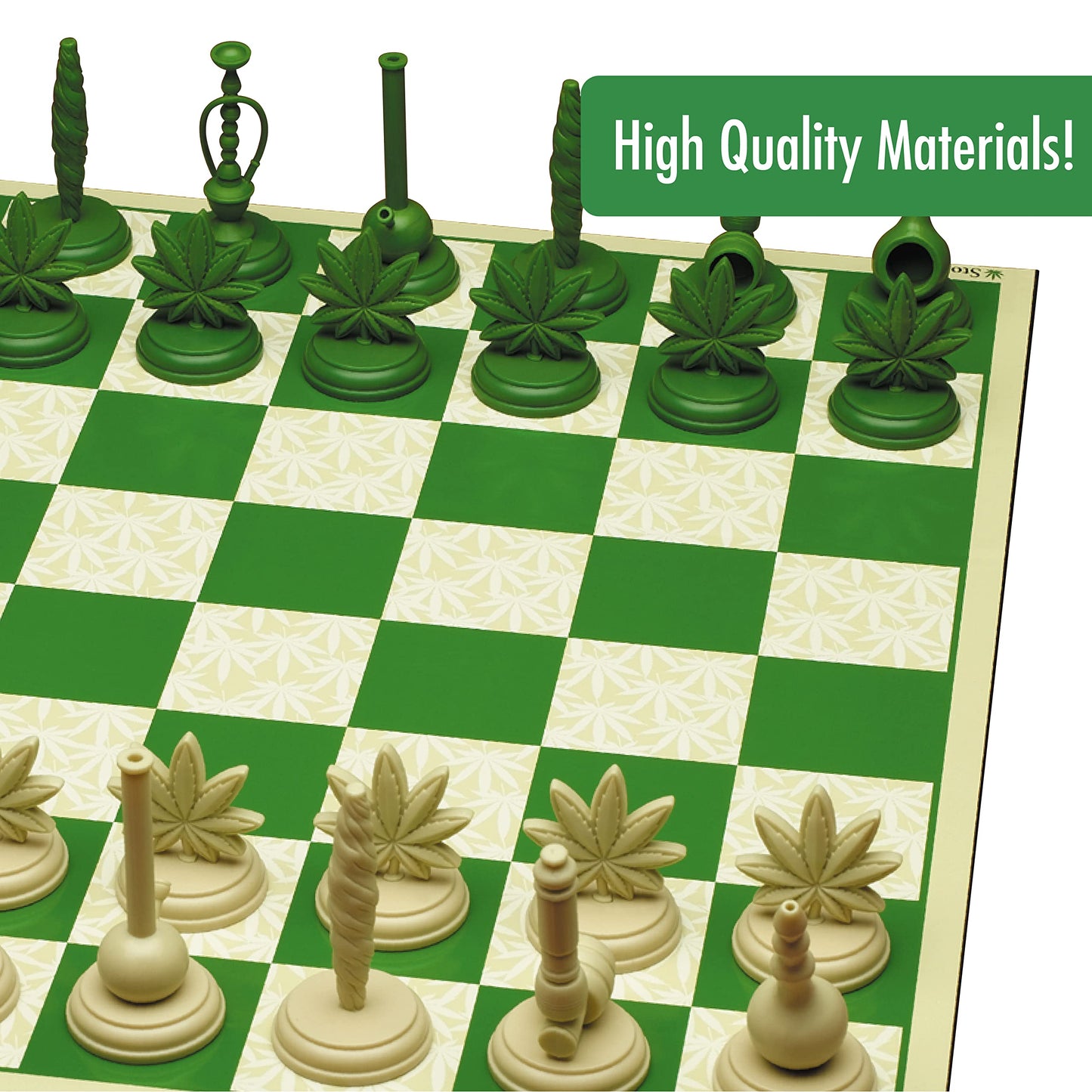 ICUP Stonerware Chess Set Game - Multi-colored Plastic - One Size - Model 00747