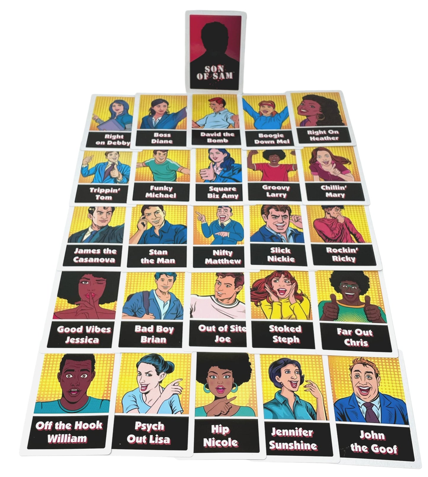 Regal Games - Son Of Sam - Murder Mystery Card Game - For Holidays, Game Nights, And Parties - 5”X 2” Card Size - 54 Count - Up To 26 Players, Ages 12+