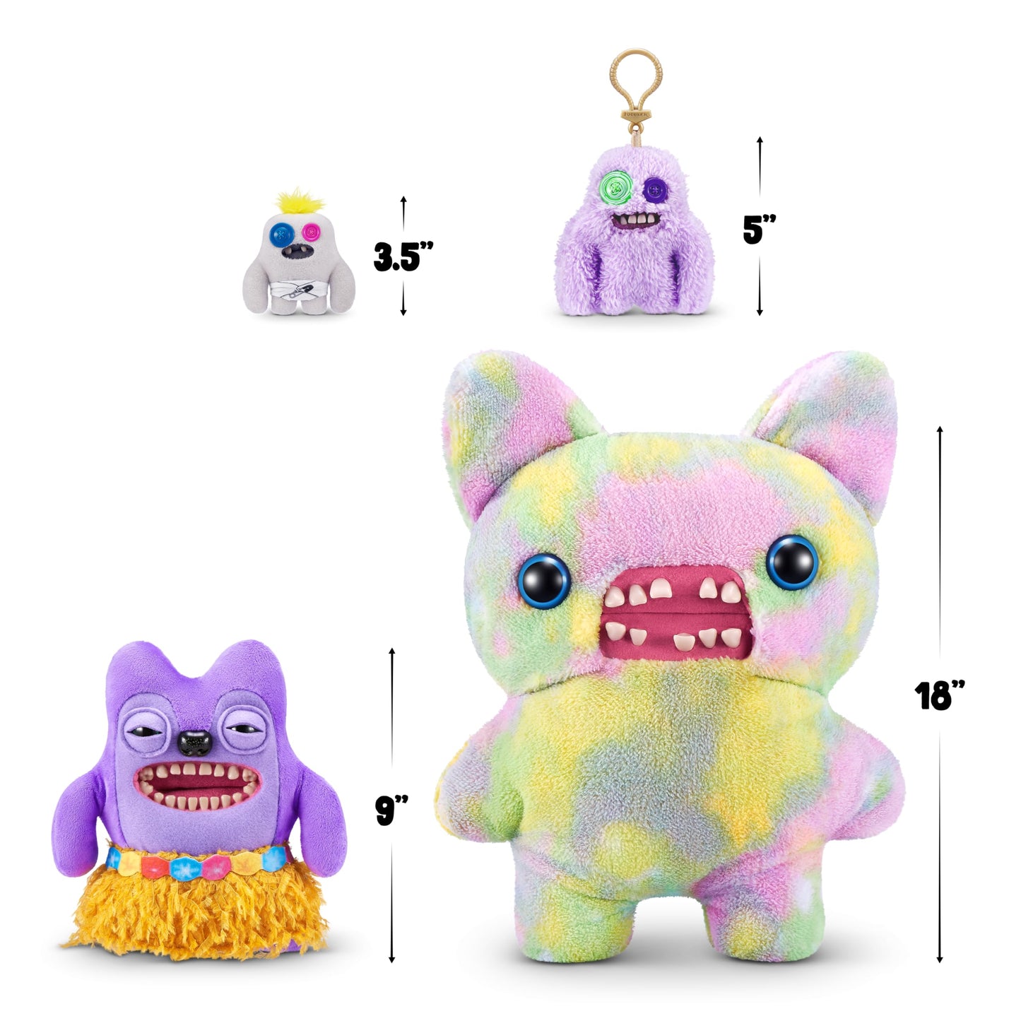 Fuggler Vacay Vibes Plush Toy - Greedy Grinner, Funny Ugly Monster Collectible, Perfect Gift for Kids and Collectors