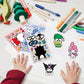 Cute Anime Stickers For Kids, 24 Sheets Make Your Own Cartoon Anime Stickers, Make A Face Stickers For Teens Girls Boys, Classro