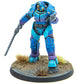 Modiphius Entertainment: Fallout: Wasteland Warfare - Unaligned: X-01 Power protective covering - 3 Figures  Unpainted Miniatures  Scenic Bases  Tabletop Miniatures