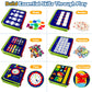 Toddler Busy Board Montessori Toys For 1 2 3 4 Year Old Boy Girl Birthday Gift, Sensory Toys For Toddlers Age1-3, Toddler Travel