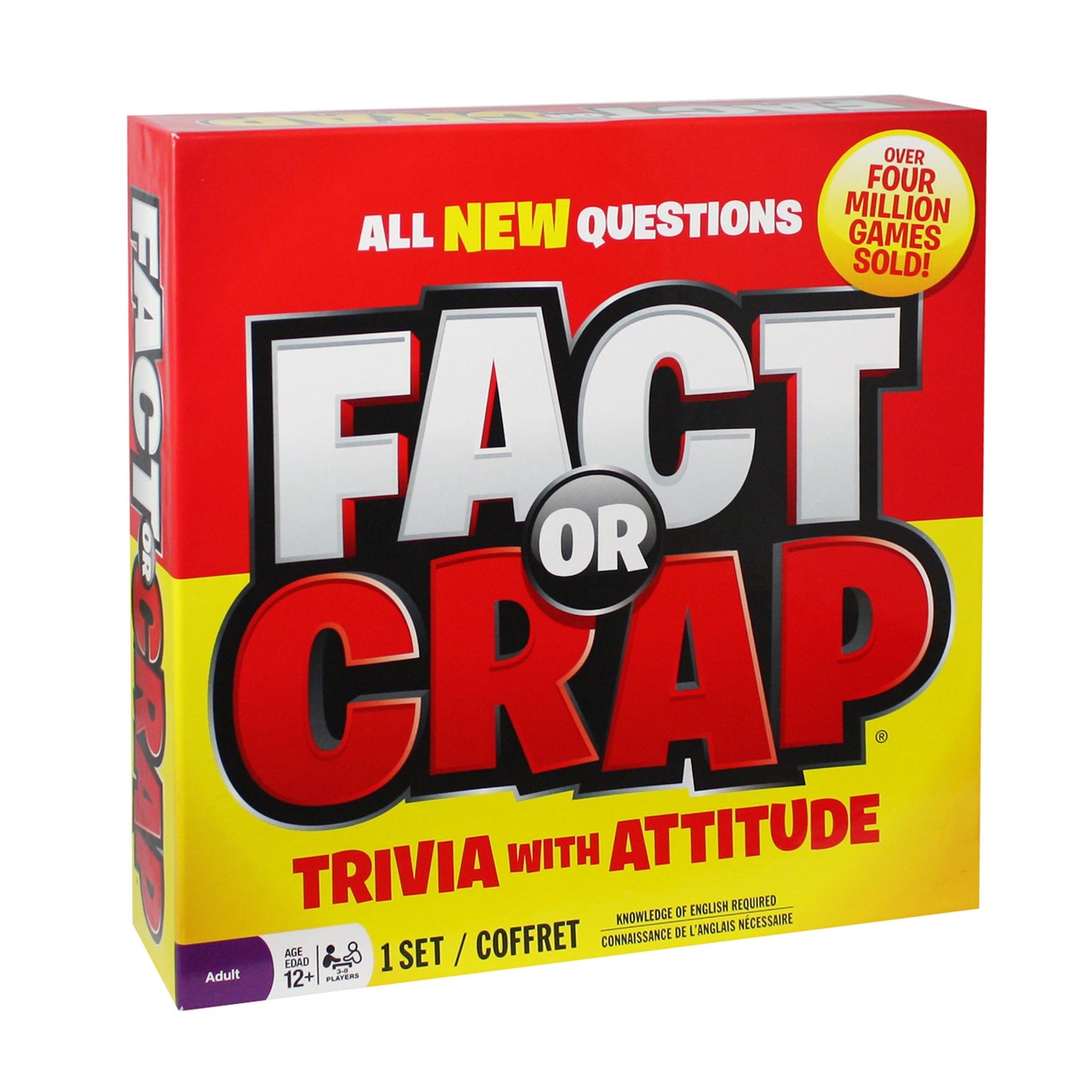 Spin Master Games Fact or Crap Game - Medium Size, Multicolor, Cardboard, Model 6015828