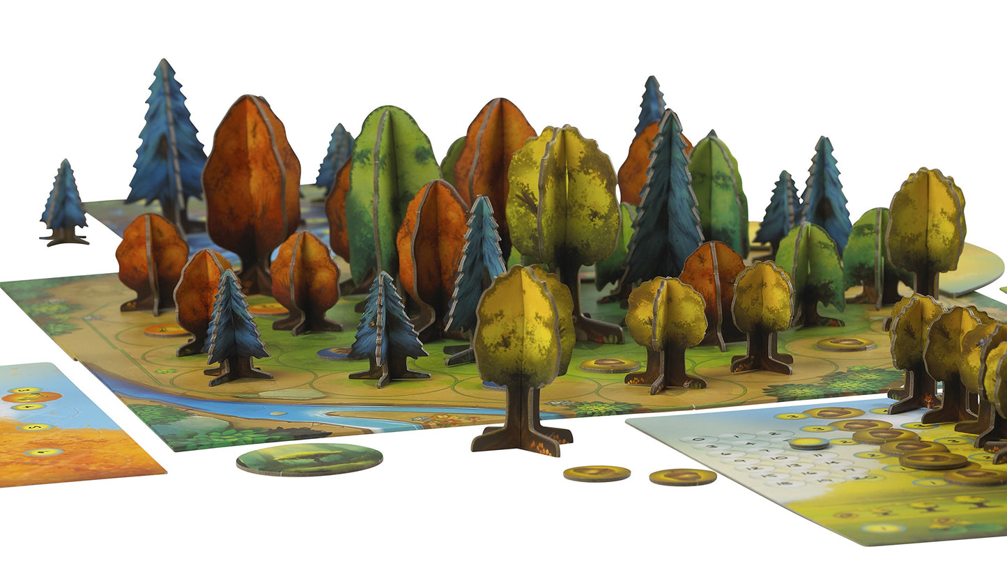 Blue Orange Photosynthesis Board Game - Strategy Game for 2-4 Players, Cardboard, Green, Model 05400, Ages 8 & Up