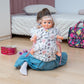 Happyvk - Baby Doll Carrier - Doll Carrier For Little Girls Front And Back - Cute Flowers And Hearts