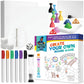 Keff Make Your Own Board Game Set - Diy Blank Game Board Kit With Game Pieces, Blank Cards, Dice, Spinner, Pawns & More - Fun Family Board Games For Kids & Adults
