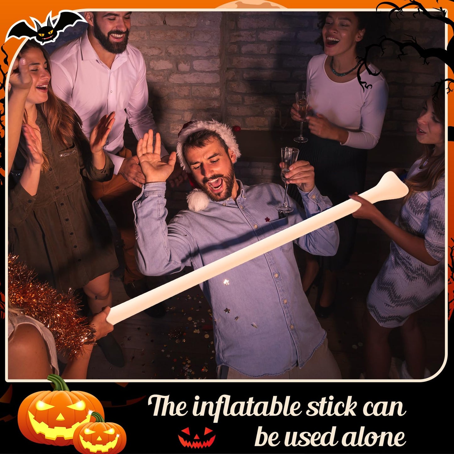 Threan Halloween Party Games Inflatable Limbo Game For Adults Easy Spooky Limbo Carnival Game Enhance Family Bonding For Indoor Outdoor Birthday Halloween Party Games Picnic Pool