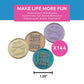 Fun Express Pawsome Reward Coins - 144 Pieces - Educational And Learning Activities For Kids