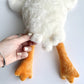 Tanha Goose Stuffed Animal, Soft Small Goose Plush, Cute Stuffed Goose, Duck Stuffed Animal - 20 Inch, White