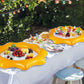 Pool Wave 2-Pack Inflatable Serving Bars Cooler, Food Drink Ice Buffet Salad Serving Tray, Floating Pool Card Table Game Water T