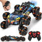 8Wd Gesture Sensing Rc Stunt Car Toys For Boys Age 8-12, 2.4Ghz Hand Controlled Remote Control Car With Light & Music & Spray, C