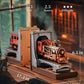 Rowood 3D Wooden Puzzle Book Nook,DIY Book Nook Kits for Adults,3D Wooden Puzzle Bookend Miniature Dollhouse Kit Bookshelf Inser