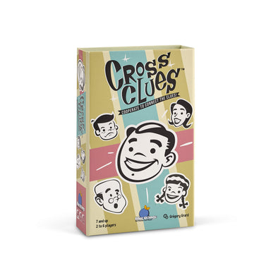 Blue Orange Cross Clues - Cooperative Family Game for 2-6 Players, Ages 7+, Multicolored, Model 09016