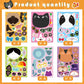 24 Sheets Cats Make A Face Stickers Make You Own Cats Stickers Animal Stickers For Kids, Birthday Gift Party Favors Supplies Tea