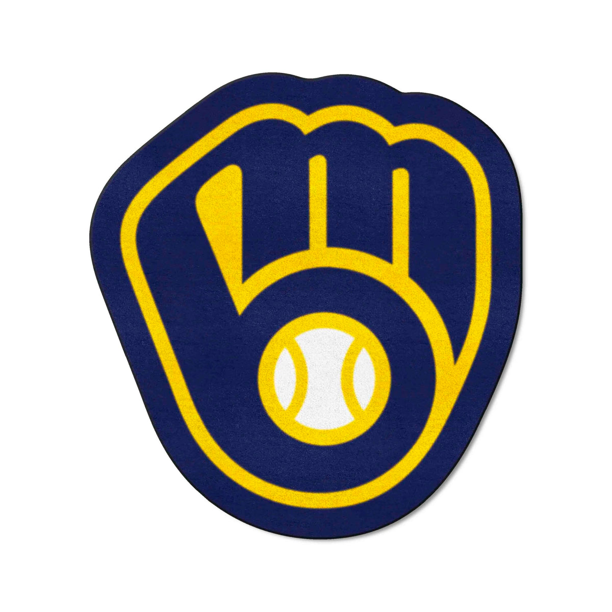 FANMATS MLB Milwaukee Brewers Mascot Mat, Team Color, One Size