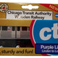 Muni Pals Munipals Chicago Transit Authority Wooden Railway Purple Line-Child Safe And Tested Wood Toy Train