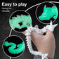 Flavery 3D Printed Dragon Egg - Tricolor with Flexible Crystal Dragon Inside, Colorful Fidget Toy, Birthday Gift, Desk Pet - 12'