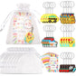 DTOFOOT 20 Set Back to School Students Gift Keychains with Blessing Cards and Organza Gift Bags, First Day of School Gifts for K