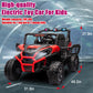 Luibas 24V 4Wd 2-Seater Ride On Car For Kids, 4X4 Battery Powered Ride On Toy With Remote Control, Electric Vehicle 4 Wheeler Ut
