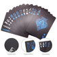 Wjpc Pvc Waterproof Playing Cards, Cool Black Plastic Poker Cards,Deck Of Cards For Game And Party.(Wolf)