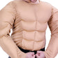 Fun World Men'S Muscle Shirt Halloween Costume, Beige, Medium