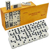 Dominos Game Double 9 - Dominos Set for mature-themeds and Kids Ages 8 and up - Double Nine Dominoes Set  Classic Board Games - Domino Set for Family Game Nights - Double Nine Dominos Set 55 Tiles with Case