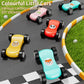 Niplooow Car Ramp Toys, Race Track Car Toy For Toddler Age 3 4 5 6 Year Old Boy With 12 Mini Cars, Gift For Toddlers Boys Girls