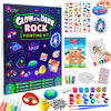 Rock Painting Kit for Kids 6-12 - Glow in The Dark Rock Painting Crafts Set, Arts and Crafts for kids ages 8-12, Stencils for Pa