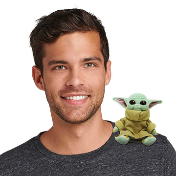 Disney Store STAR WARS Grogu Magnetic Shoulder Plush Mini 5" Multicolored Polyester