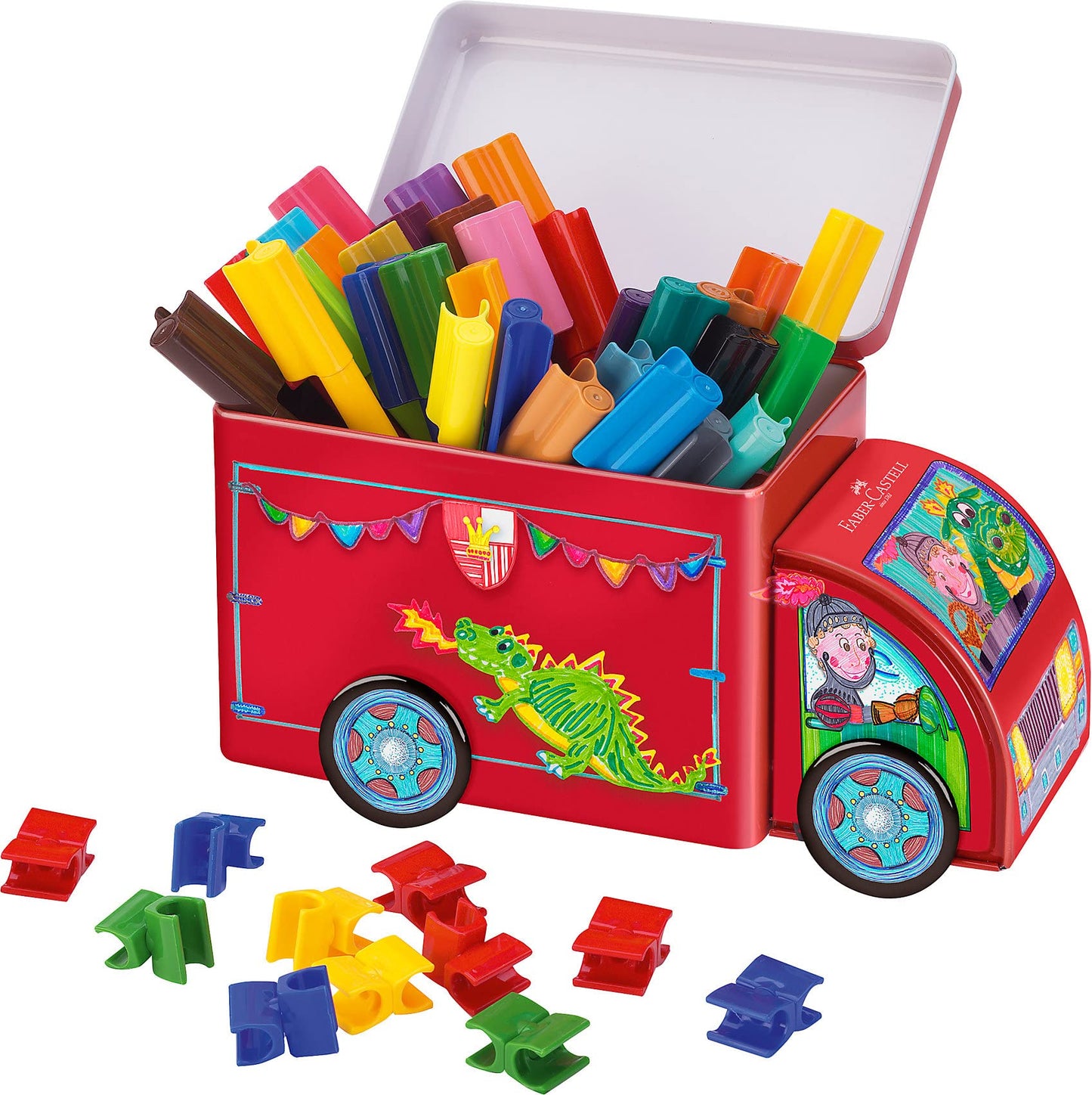 Faber-Castell Connector Pens in Truck (Pack of 33)
