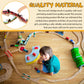 Kigley Wood Train Track Expansion Wooden Train Track Accessories Wooden Train Bridge for Most Major Toy Trains Railway