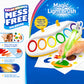 VikriDA Color Wonder Magic Light Brush for Kids | Mess Free Painting Station & Drawing Activity Toy for Toddlers | Creative Lear