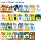 Coolplay Water Cards for Kids - Educational Drawing Cards, Medium Cardboard, Letter Model 1390