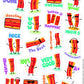 BACON STICKERS SCENTED
