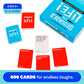 WHAT DO YOU MEME? Grounded for Life Family Card Game - Fun for Kids & Adults - Red & Blue - Model GFL433 - Paper Material