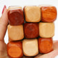 Toys of Wood Oxford Wooden Twist Cube IQ Puzzle - Natural Wood, 8cm - Brain Teaser for All Ages - Great Mens Gift & Stocking Stuffer