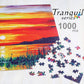 Ingooood- Jigsaw Puzzles 1000 Pieces for mature-themed- Tranquil Series-Sunrise Sailing Boat_IG-0459 Entertainment Wooden Puzzles Toys